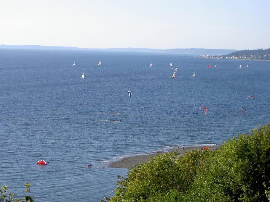 1-Bedroom Seaview Guesthouse On Seattle Luxury Estate With Views Of Olympic Mountains Экстерьер фото